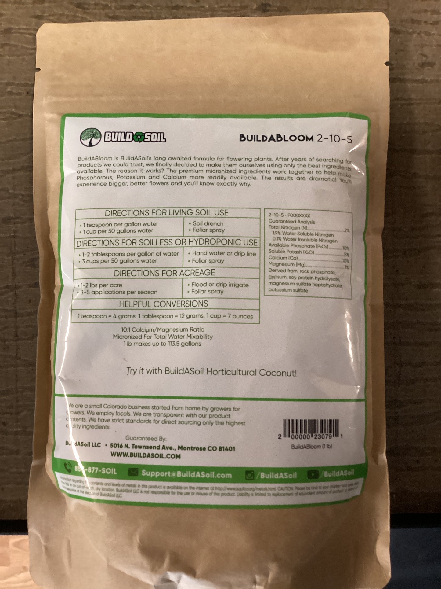 BuildABloom - Amino Chelated Bloom Booster