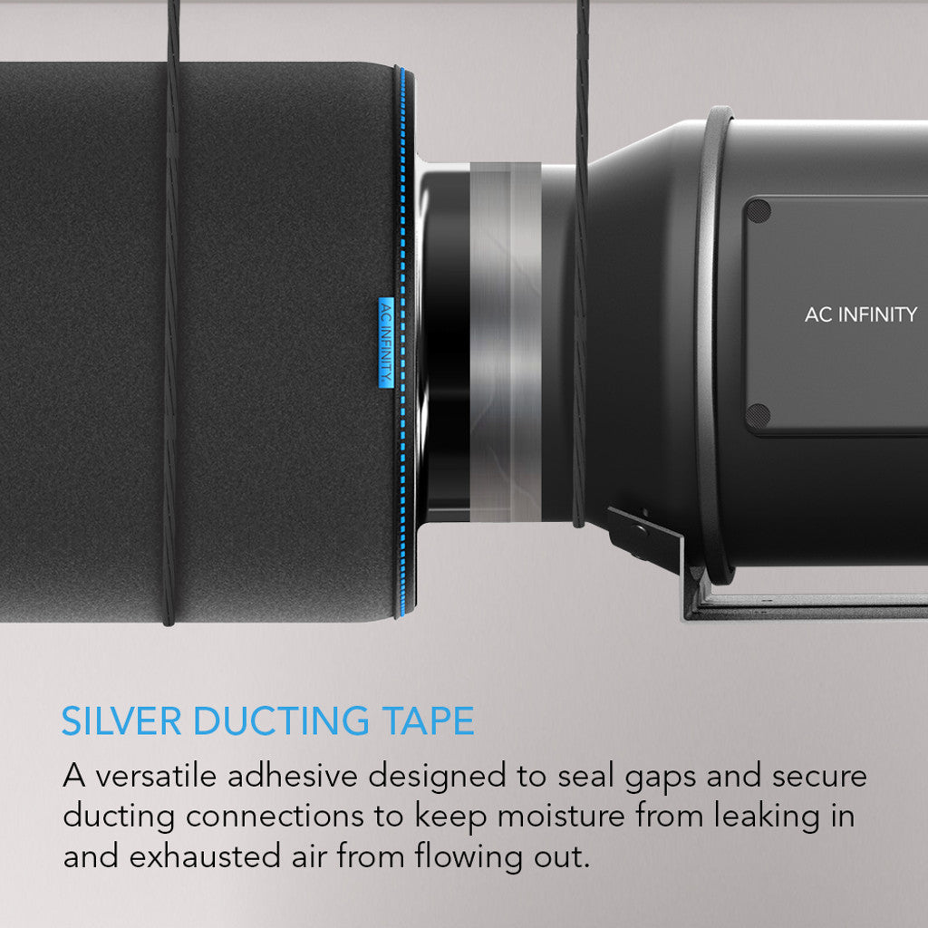 AC INFINITY DUCTING TAPE, 50-YARD ALUMINUM FOIL