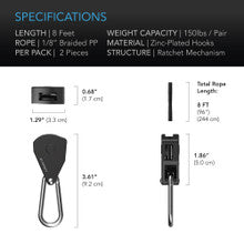 AC Infinity Heavy Duty Clip- 1 Pair