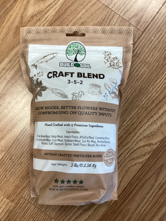 BuildASoil Craft Blend - Nutrient Pack 3 lb