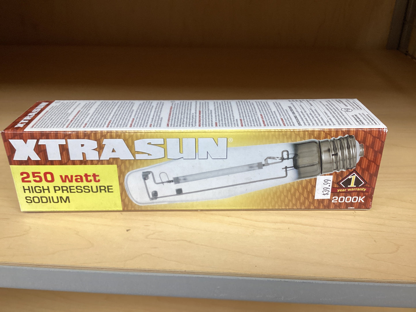 Xtrasun 250watt HPS