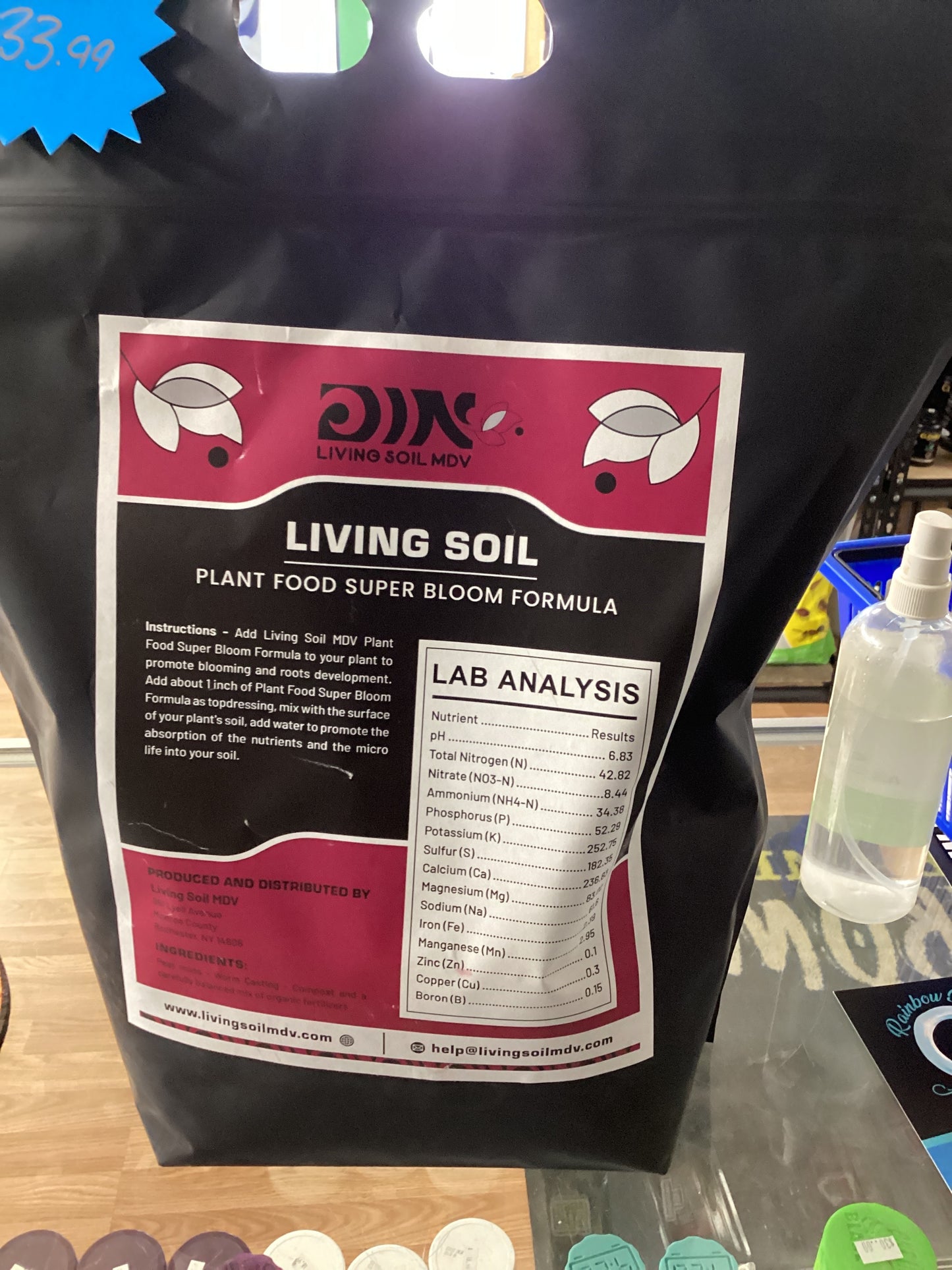 MDV living soil Bloom formula