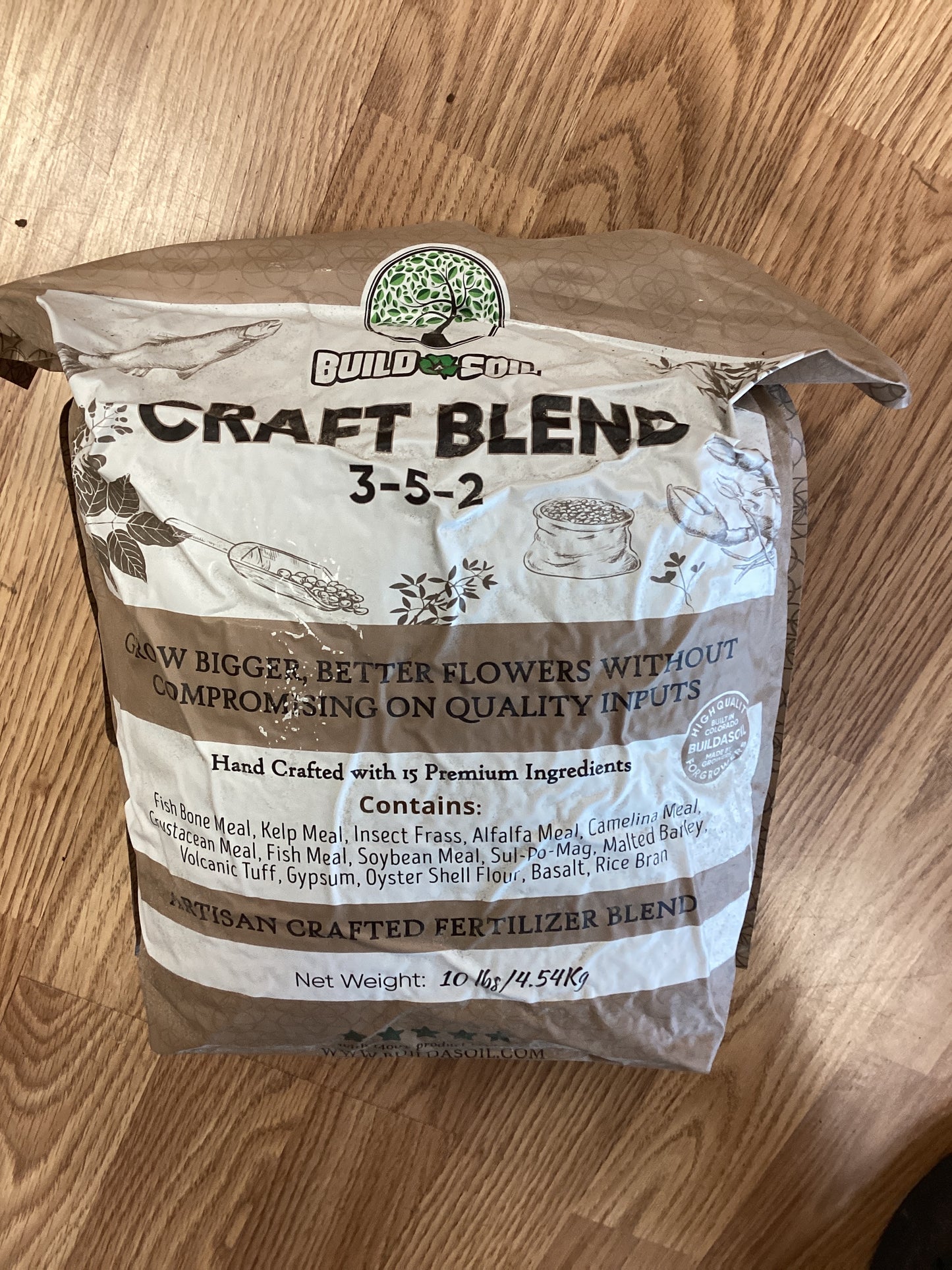 BuildASoil Craft Blend - Nutrient Pack 10 lb