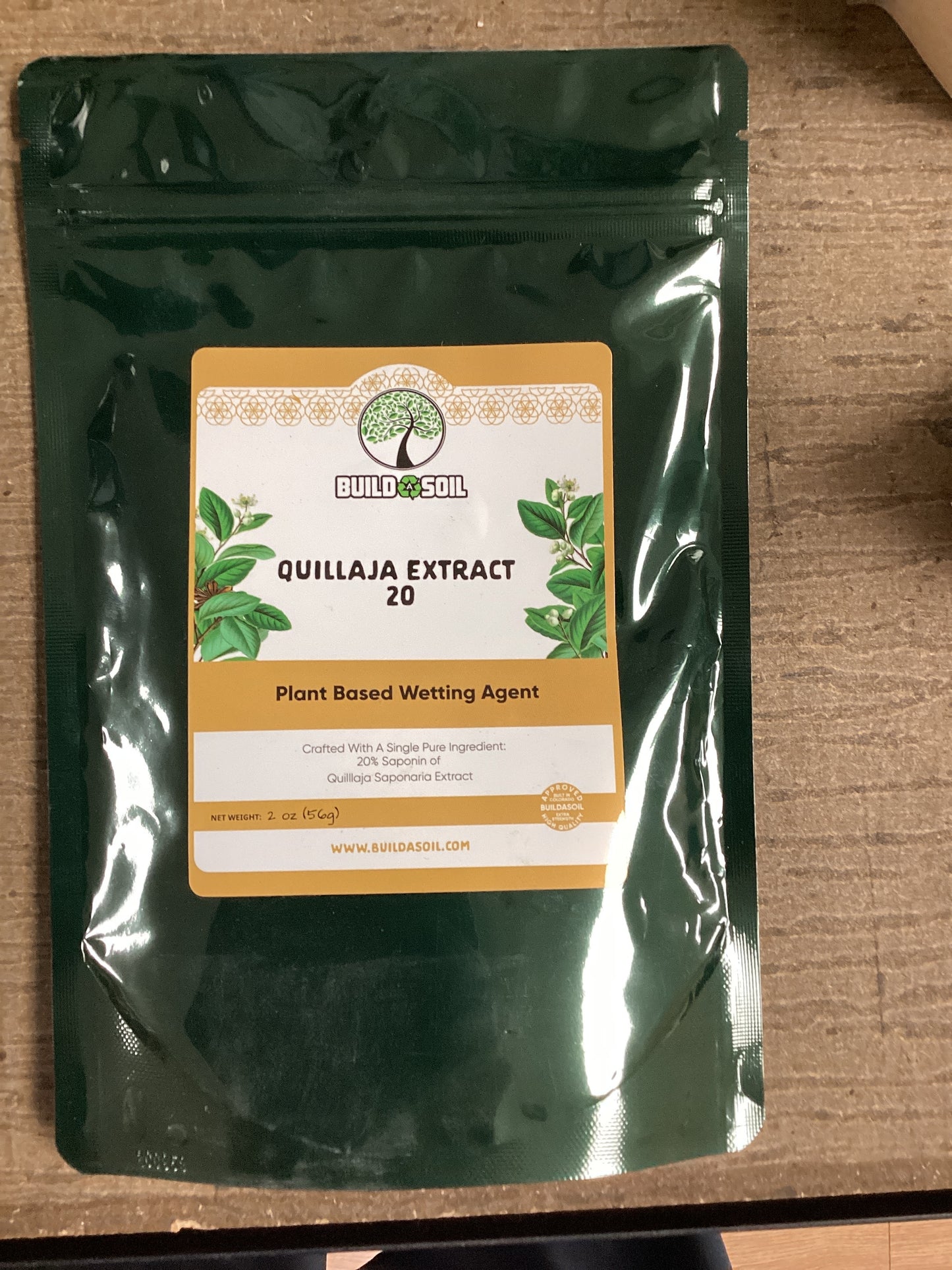 BuildASoil Quillaja Saponaria Extract Powder 20