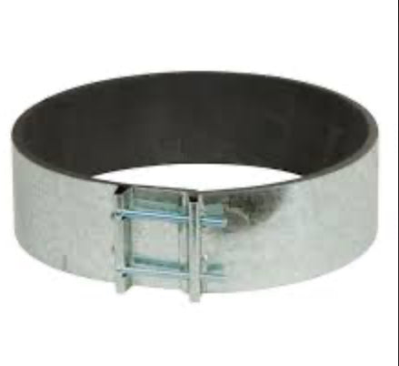 DuraBreeze Neoprene Duct Clamp, 6” 2 Pack