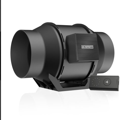 CLOUDLINE A6, Quiet Inline Fan with Speed Controller, 6-Inch