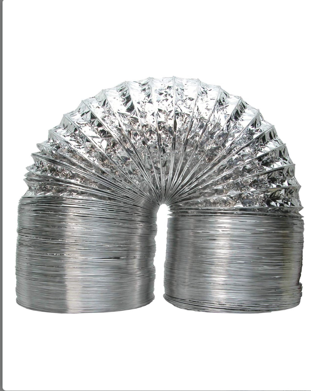 ACDC825 ACDF12 25-Feet Non-Insulated, 8-Inch Air Duct, 8", Silver
