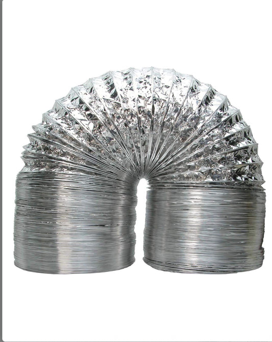 ACDC825 ACDF12 25-Feet Non-Insulated, 8-Inch Air Duct, 8", Silver