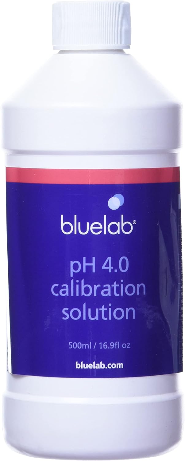 Bluelab PH 4.0 Calibration Solution, 500 milliliters