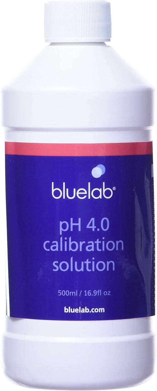 Bluelab PH 4.0 Calibration Solution, 500 milliliters