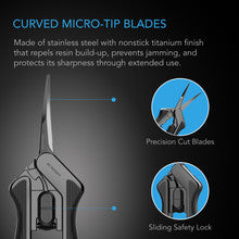 STAINLESS STEEL CURVED PRUNING SHEAR, ERGONOMIC LIGHTWEIGHT, 6.6” BLADES
