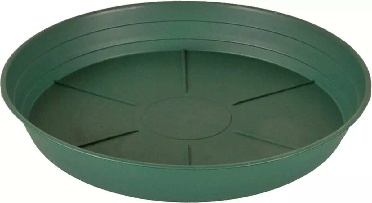 Hydrofarm 16” GREEN PREMIUM SAUCER Round Sturdy Garden Pot Tray