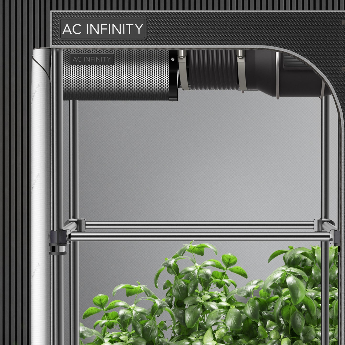 AC INFINITY GROW TENT MOUNTING BARS, FOR INDOOR GROW SPACES, 4X4'