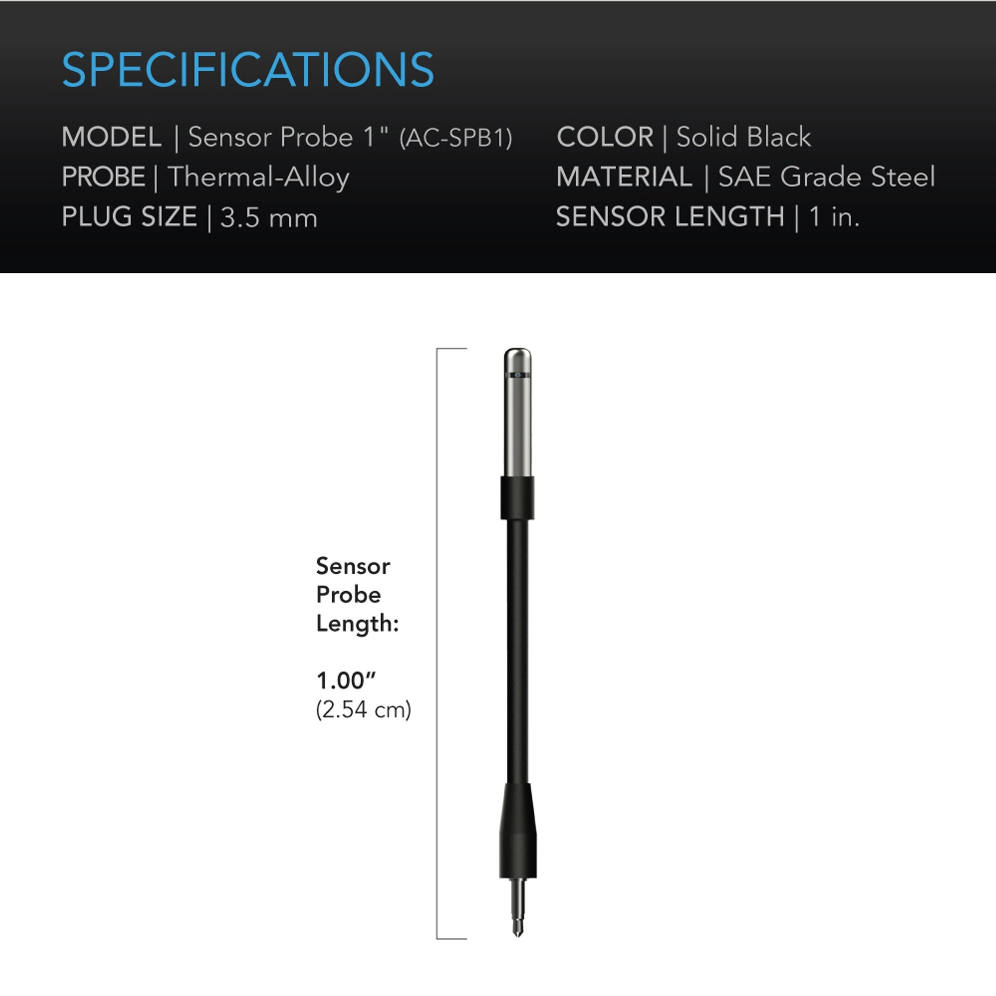 AC INFINITY CONTROLLER SENSOR PROBE, 1