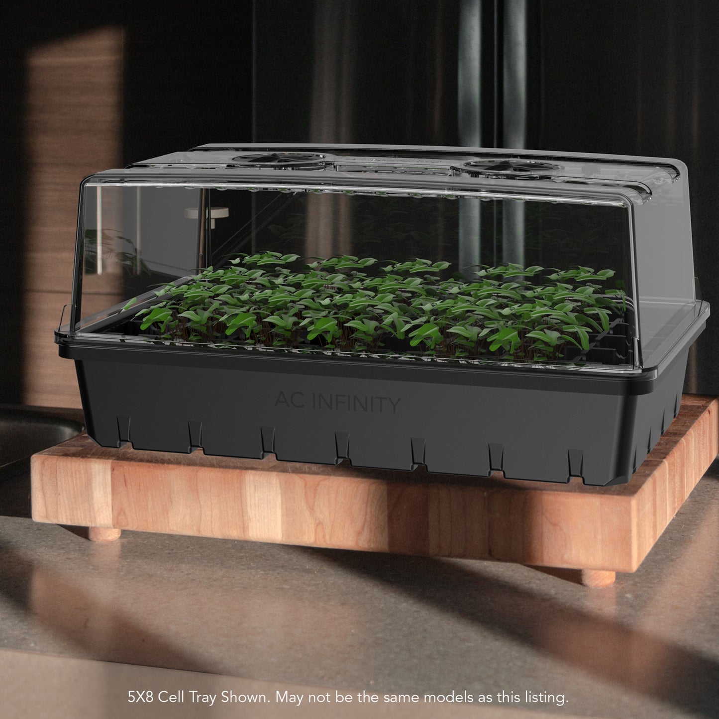 AC INFINITY HUMIDITY DOME, LARGE PROPAGATION KIT, 6X12 CELL TRAY