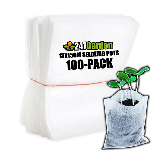247 Garden 9x12CM 100 Pack Fabric Pots
