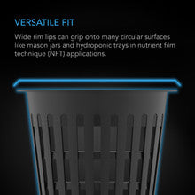 AC INFINITY MESH NET CUPS, SLOTTED POTS WITH WIDE LIPS, 3-INCH, 25-PACK