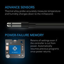 AC INFINITY CONTROLLER 69 PRO, INDEPENDENT PROGRAMS FOR FOUR DEVICES, DYNAMIC VPD, TEMPERATURE, HUMIDITY, SCHEDULING, CYCLES, LEVELS CONTROL, DATA APP, BLUETOOTH + WIFI