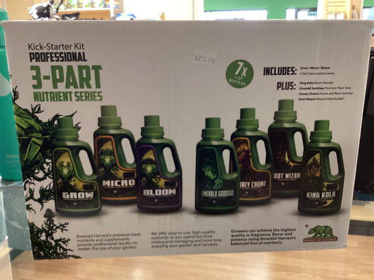 Emerald Harvest Kick-starter 3-Part Nutrient Series